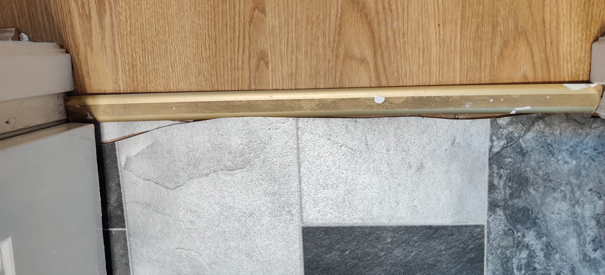 Bathroom door lino